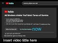 This Skit shows how I truely feel about Youtube's dumb Adblock war