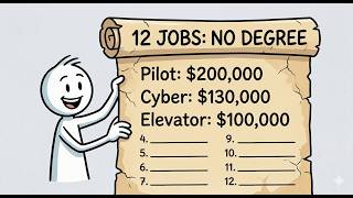 12 "Secret" Jobs That Pay Over $100,000 Without a Degree🤔 | 💯 #usafinance #smallbusiness @investroco