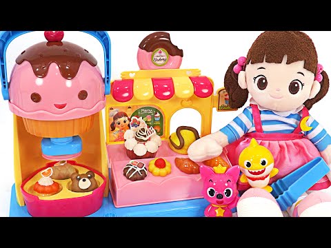 Make delicious <strong>Bread</strong> and Muffins <strong>with</strong> Dalimi and Kongsuni! Dalimi Bakery Shop Play | PinkyPopTOY