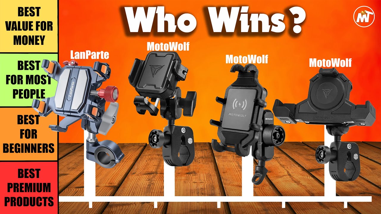 ЛУЧШИЙ держатель телефона для мотоцикла | Кто победит в этой гонке?