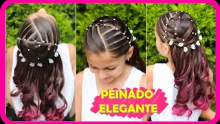 ? Peinado fácil, elegante y rápido para niñas / Peinados fáciles y rápidos @Las_pachachas