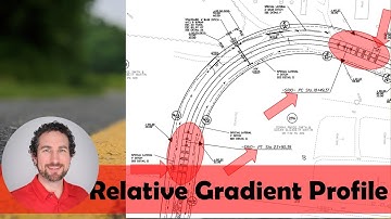 Finding Stations along the Relative Gradient Profile | Cross Slopes and Horizontal Curves
