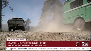 Aircraft able to help fight Tunnel Fire for first time Thursday