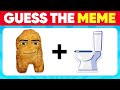 Guess the meme song by emoji  gedagedigedagedago mrbeast skibidi toilet skibidi dom dom yes yes