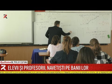 Elevii și profesorii, navetiști pe banii lor