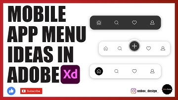 Adobe XD Tutorial: Mobile App Menu Ideas