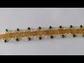 Boru Boncuklu Bileklik  Yapımı -  Bugle Beads Bracelet