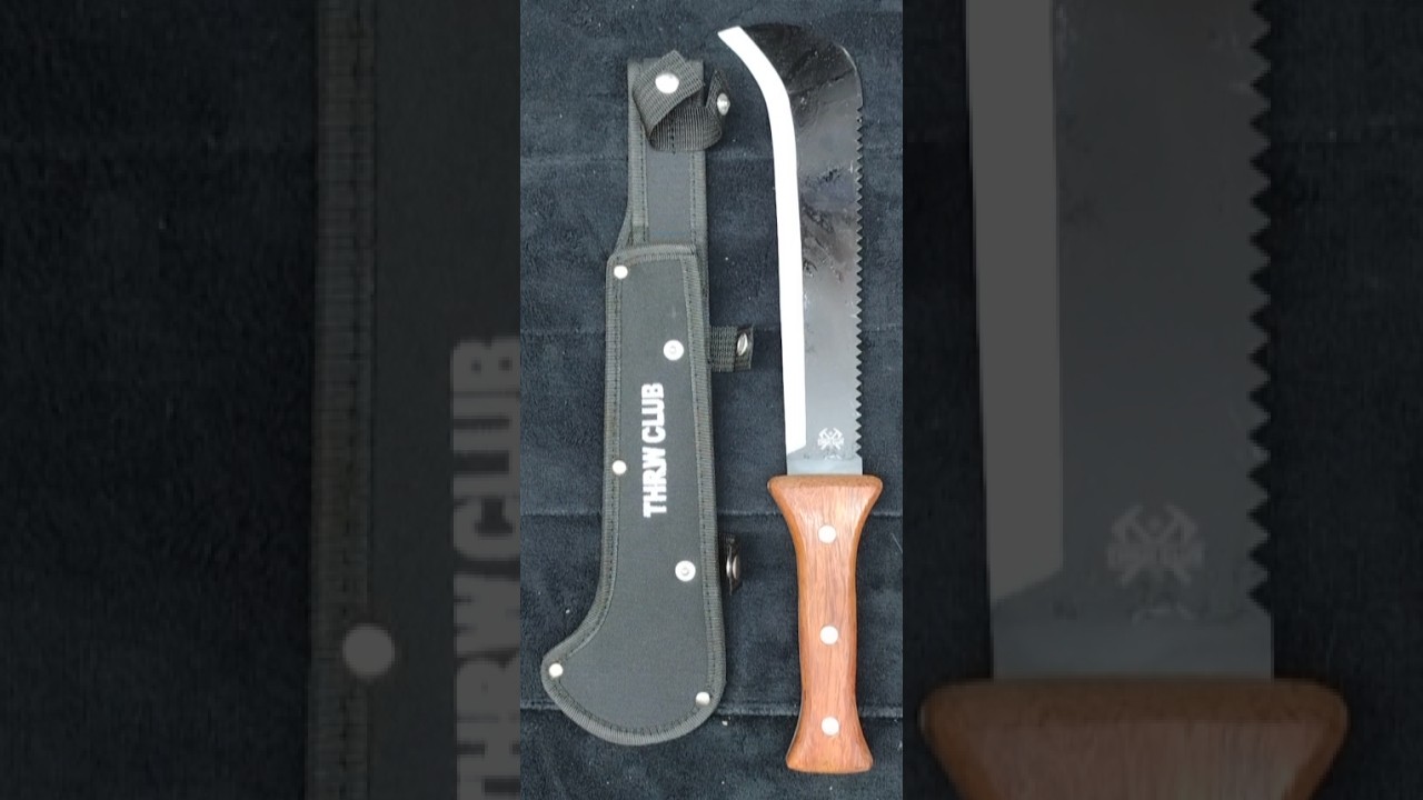 Get chopping with the  Thrw club Billhook Sickle Machete... First Impressions