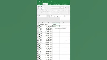 Excel Tricks | Date Convert to Month #shorts #tricks #tips #TutorialsPoint #exceltips #exceltutorial