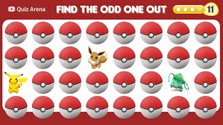 FIND THE ODD EMOJI (Pokémon #4 EDITION ) #quiz #trivia #trending