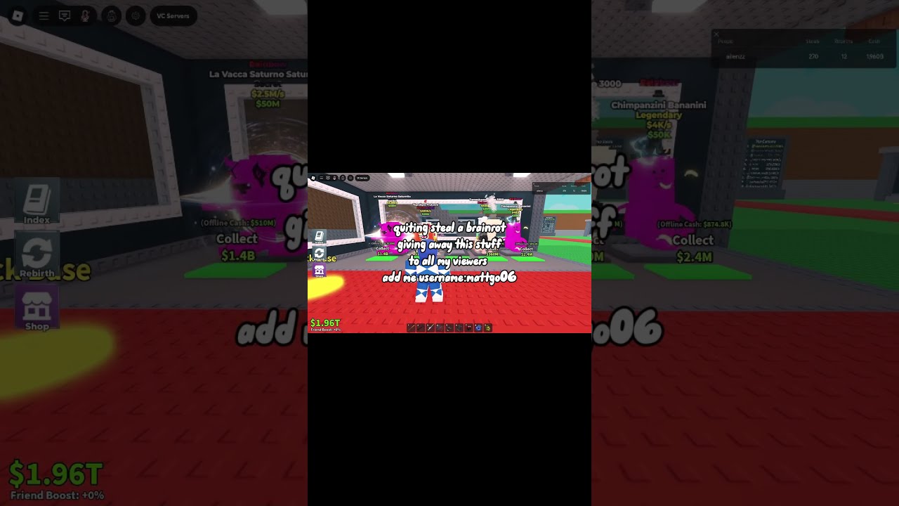 Giving Away My Stuff Viral Rblx Stealabrainrot Giveaway Fyp