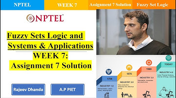NPTEL || Fuzzy Sets Logic and Systems & Applications || Assignment-7 Solution || Jan -April 2023