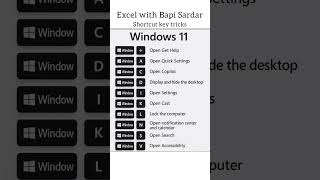 Shortcut key tricks 💡📚🤔 | Basic to Advanced Excel Shortcuts | #exceltips #shorts #shortcutkeytricks