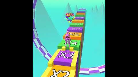 Stack Surf 3D! - Gameplay #shorts