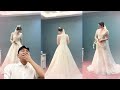 FINALLY..I WORE A WEDDING DRESS!!!!   ft. Fiance Reaction