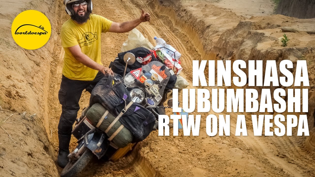 Kinshasa to Lubumbashi on a Vespa | Motorcycle Road Trip Africa