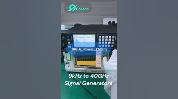 CSG9K40GA 40GHz Signal Generators, 10GHz output power test 16.97dBm
