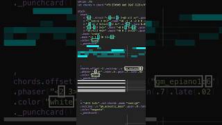 Turning algorithms into rhythm💥 Playing around with some live coding today👾 #livecodingmusic #beat