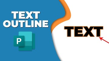 How to insert text outline in publisher