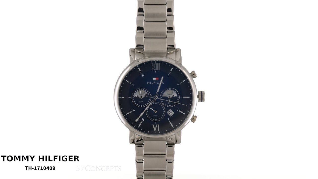 Tommy Hilfiger 1710409 Evan Chronograph • Zegarek męski - YouTube