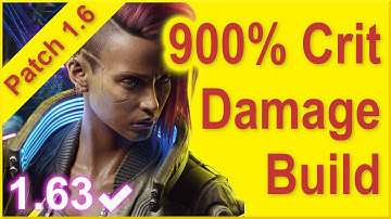 Cyberpunk 2077 - 1.6 - PS4 / Xbox - New Best Build - 900% Crit Damage - 100% Crit Chance, Max Damage