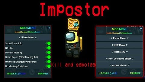 Among Us Mod Menu Android/iOS - Always Imposter - No Kill Cooldown - Among Us Hack
