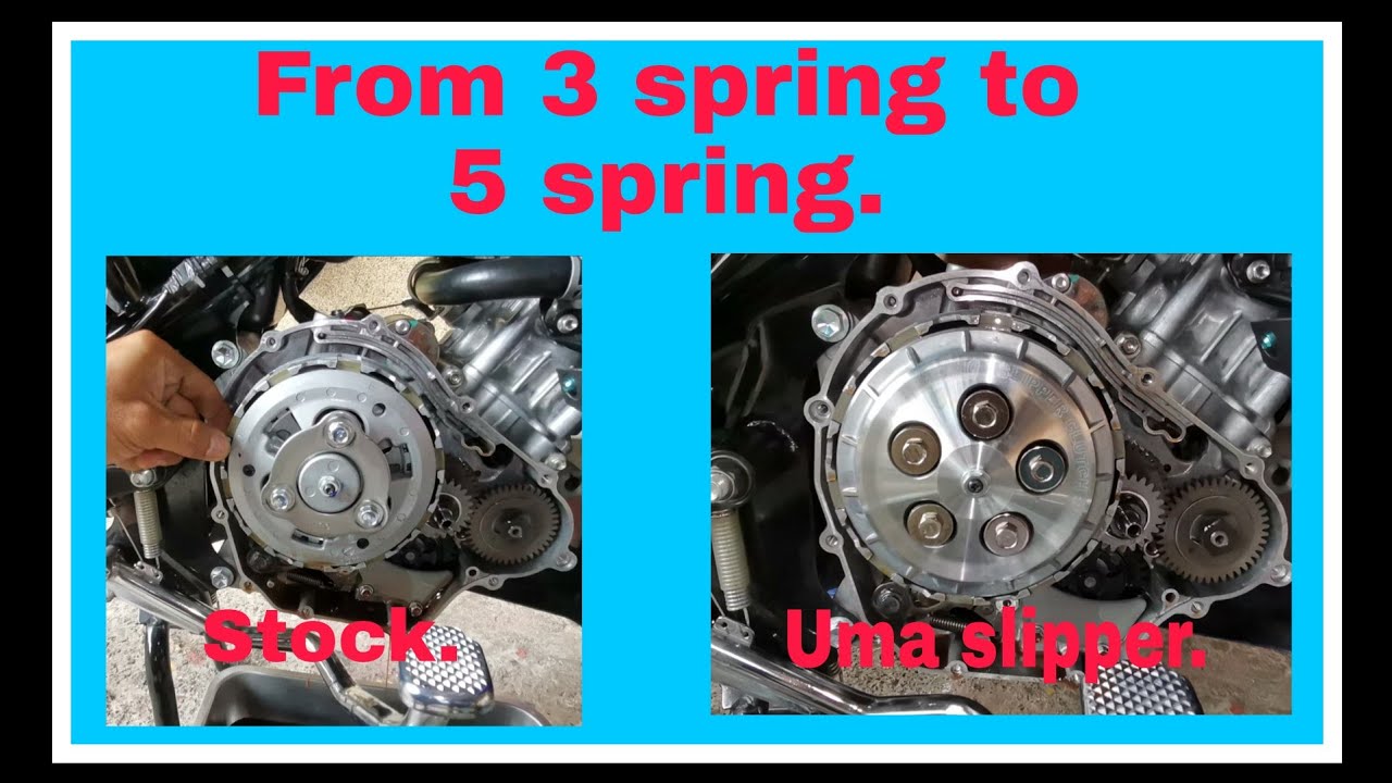 YAMAHA SNIPER 155 INSTALL UMA RACING SLIPPER CLUTCH FROM 3 SPRING TO 5 SPRING.