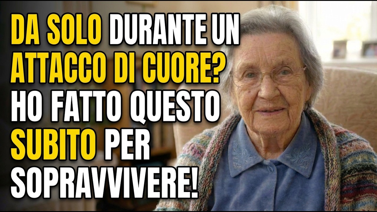 Ho 83 anni: 8 consigli per sopravvivere da soli a un infarto dopo i 60