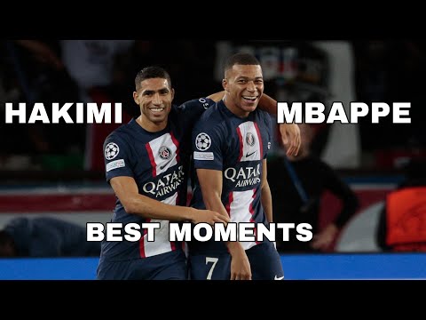 MBAPPE AND HAKIMI BEING BEST FRIENDS FOR 5 MINUTES