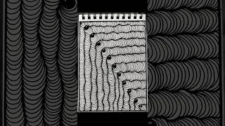 Day 83 -Easy Doodle Art Tutorial | Amazing Optical Illusion Art | Relaxing Doodle Art Tutorial