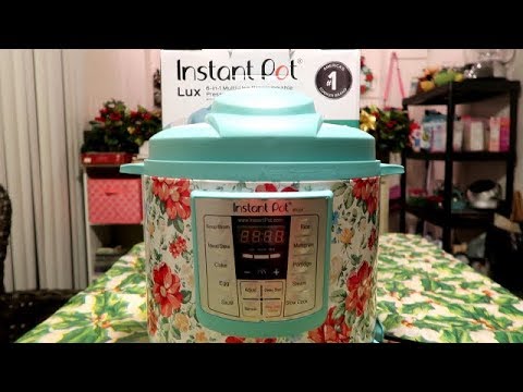 The Pioneer Woman Instant Pot LUX60 6 Qt Vintage Floral 6-in-1 Multi-Use  Programmable Pressure Cooker, Slow Cooker, Rice Cooker, Saute, Steamer, and  Warmer 