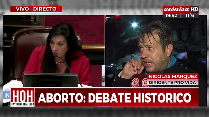 Nicols Marquez, dirigente de pro vida: "Hay que es...