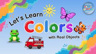 Let's Learn Colors | Color Names and Spelling for Kids | Preschool Learning Video