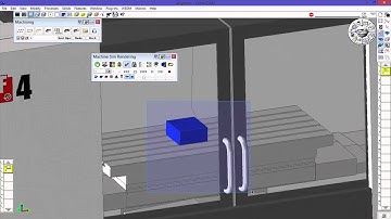 Aligning a Part in Machine Simulation