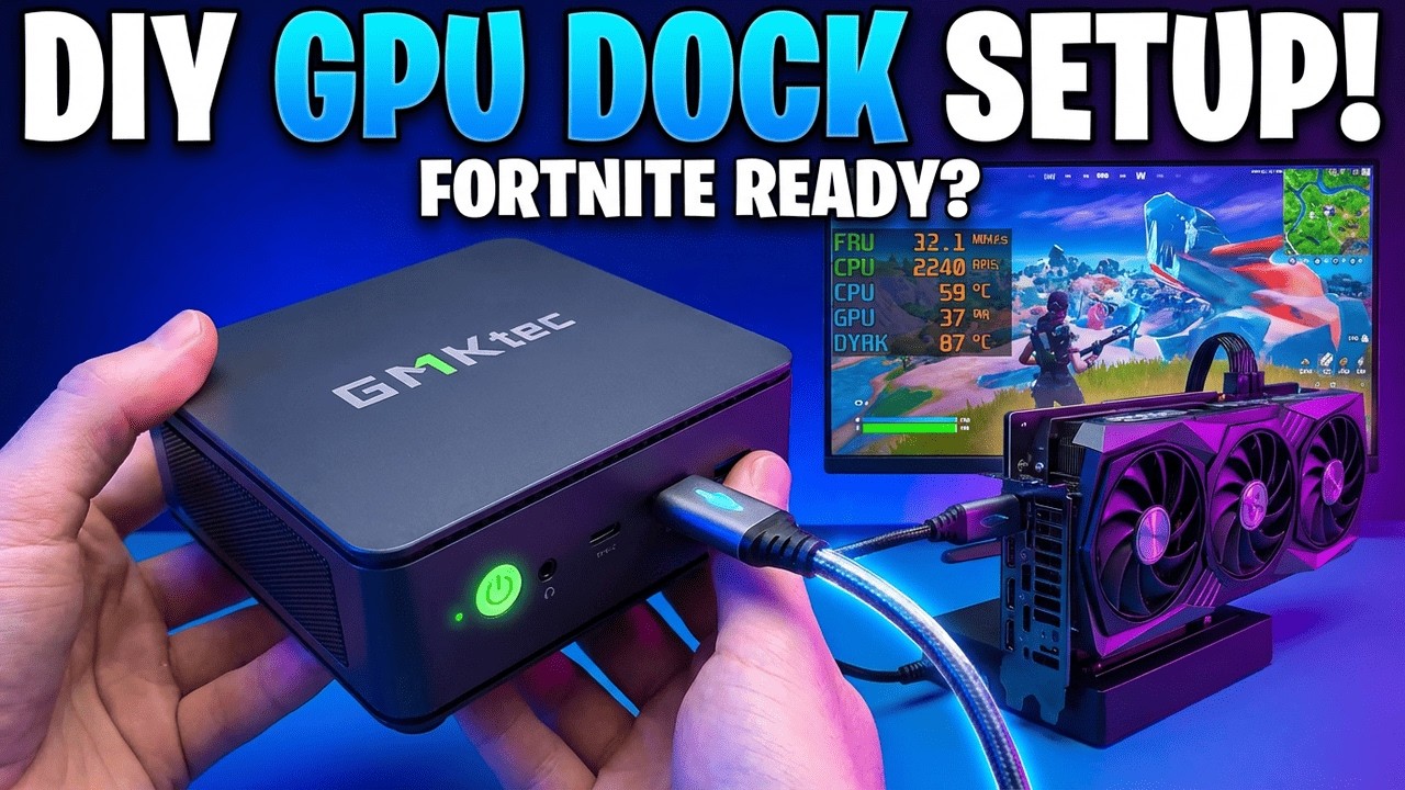 Mini Pc Fortnite Turn Your Mini PC into a Gaming Monster – DIY GPU Dock Setup! Can ...