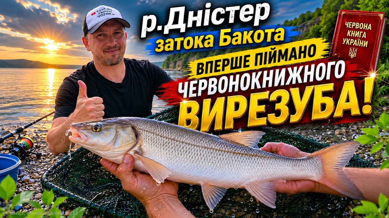 Рибалка і відпочинок на річці Дністер (Бакотська затока)