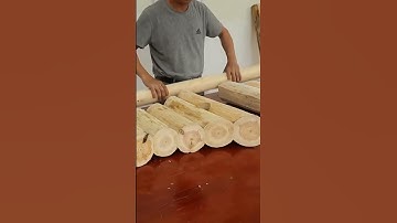 #shorts Build A Simple Table From Monolithic Tree Trunks #2705