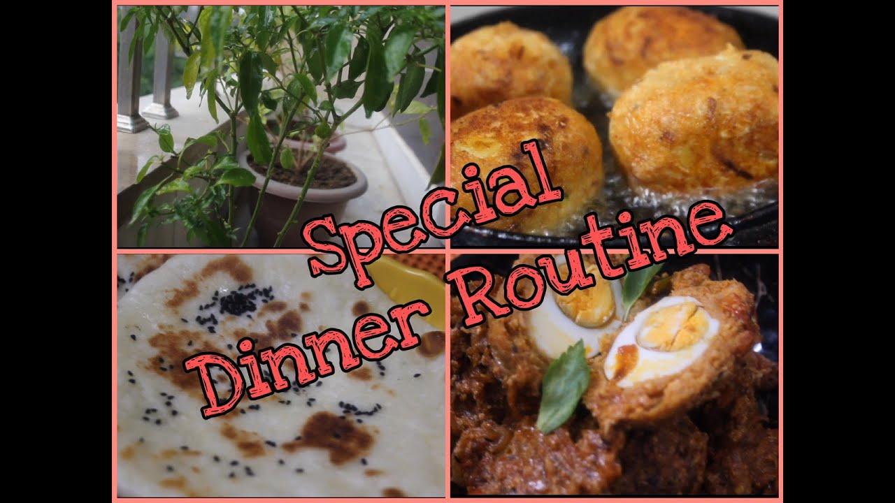 #Sayanti #stayhome Special Dinner Routine | Nargisi Kofta Curry | Tawa Kulcha Recipe | Cooking Vlog | Ambrosia Home Kitchen