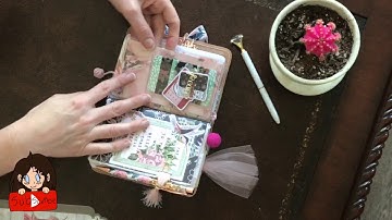 Travelers notebook set up with TPS March and April kits