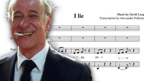 "I lie"- La Grande Bellezza
