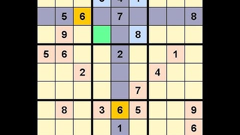 How to Solve New York Times Sudoku Hard February 12, 2021 - Hidden Block Pair