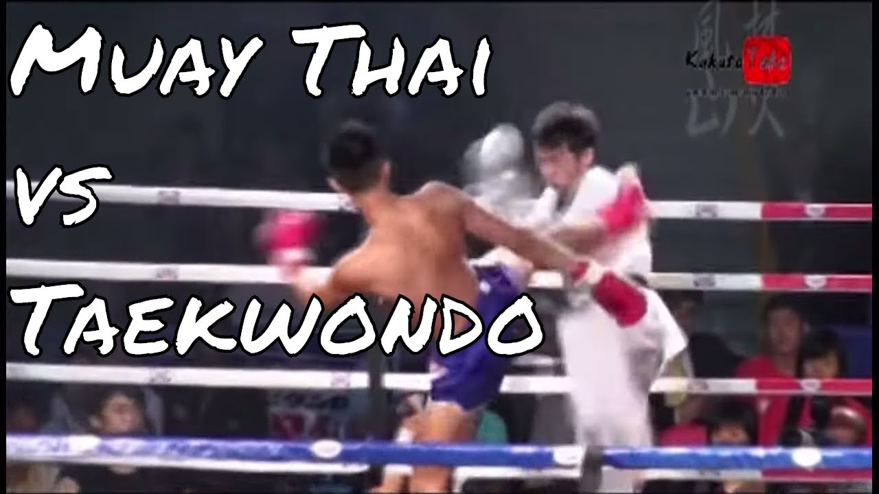 TKD Black Belt vs Muay Thai Fighter 2009 HK Match YouTube