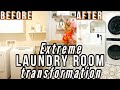LAUNDRY ROOM MAKEOVER + EASY MUDROOM: Home Renovation
