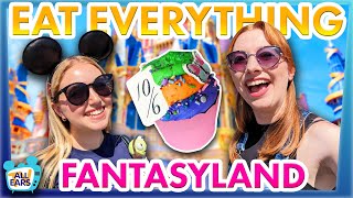 Disney World FOOD CHALLENGE -- Fantasyland