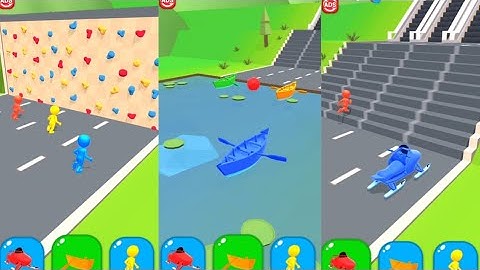 Shape-shifting All Levels Mobile Walthrough iOS,Android Gameplay Stick Run Game New Level Part 39