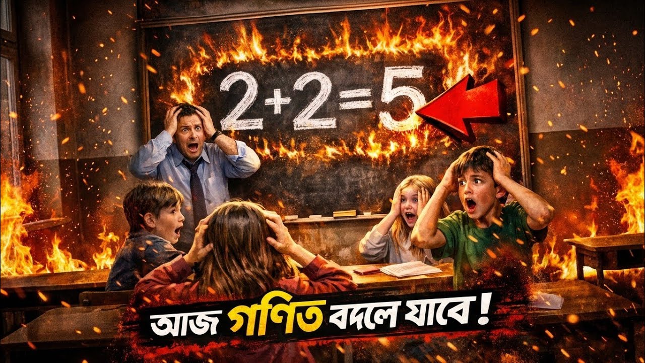 ২+২=৫ 😱 গণিত কি মিথ্যা? পরীক্ষায় এলে কী করবে? | Math Trick Explained