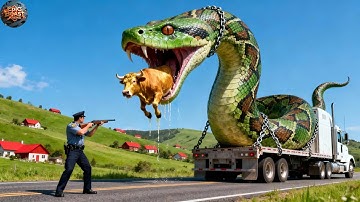 Brave Rescue Team Saves Giant Python… The Ending is Unbelievable