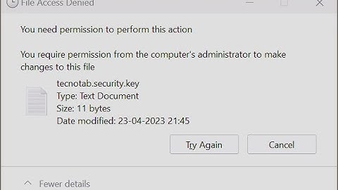 [FIXED] -You need permission from computer