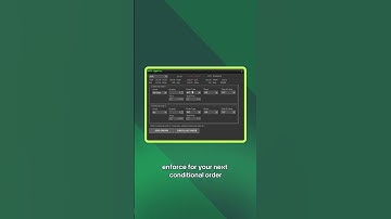 Conditional orders let you trade based on specific market criteria.