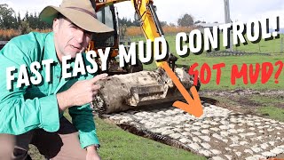 Say Goodbye to Muddy Gateways: The Power of Concrete Matting